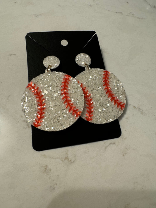 Baseball Earrings