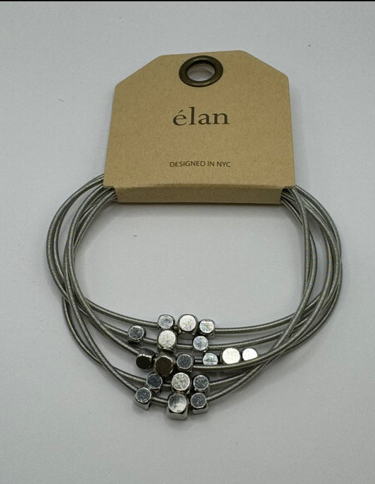 Silver Guitar String Bracelet