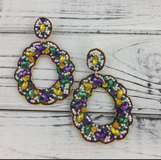 King Cake Earrings